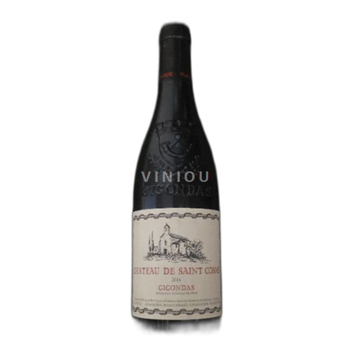 Rhônen laakso Gigondas Château de Saint Cosme 2016