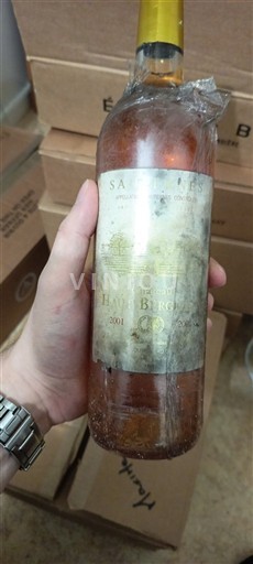 Bordeaux Sauternes Château Haut-Bergeron 2001