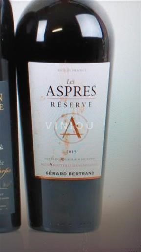 Roussillon Côtes-du-Roussillon Gérard Bertrand Les Aspres Réserve 2015