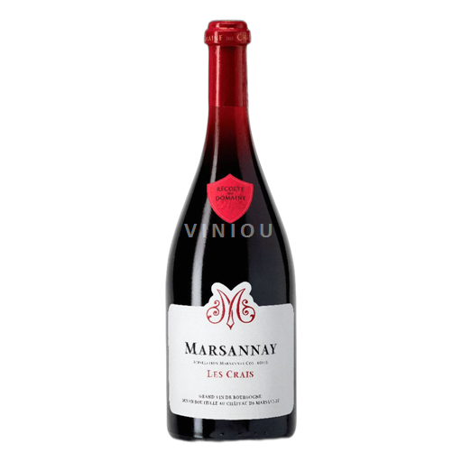Vin Rouge sec Les Crais Château Marsannay 2023 France Bourgogne Marsannay AOC