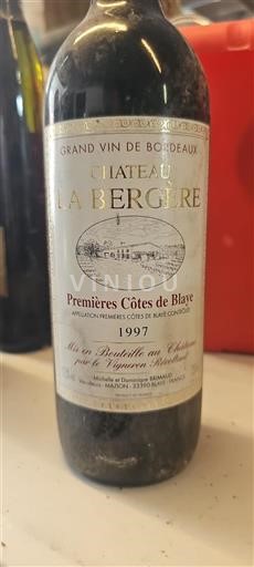 Bordeaux Ikke specificeret Château La Bergère 1997