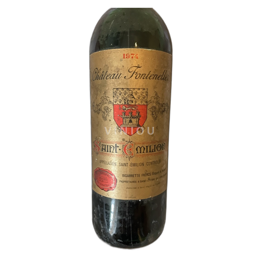 Bordeaux Montagne-saint-émilion Château Fontenelle 1974