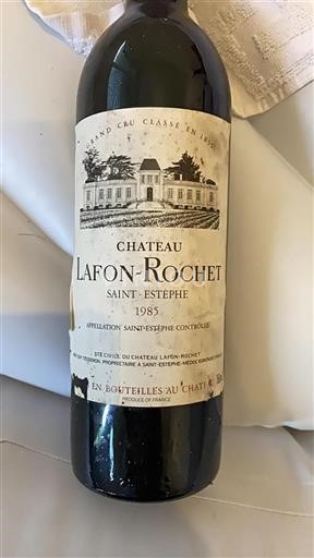 Bordeaux Saint-Estèphe Grand Cru Lafon-Rochet 1985