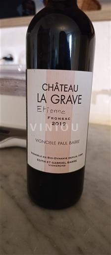 Bordeaux Fronsac Château La Grave 2019