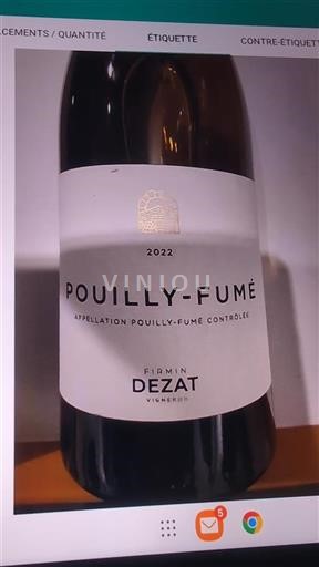 Loire Valley Pouilly-Fumé Firmin Dezat 2022