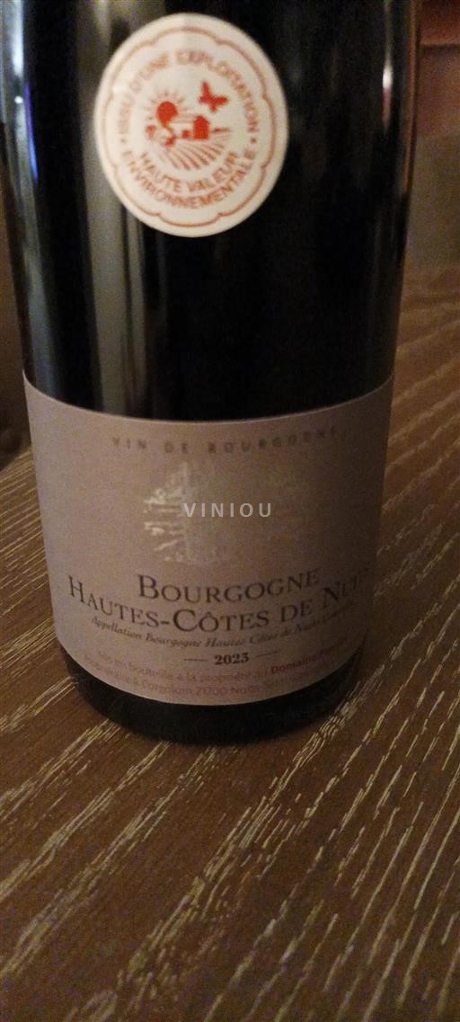 Burgundi Hautes Côtes de Nuits Domaine Pansiot 2023