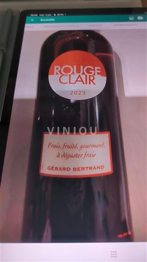 Languedoc Nespecifikováno Gérard Bertrand Rouge Clair 2023