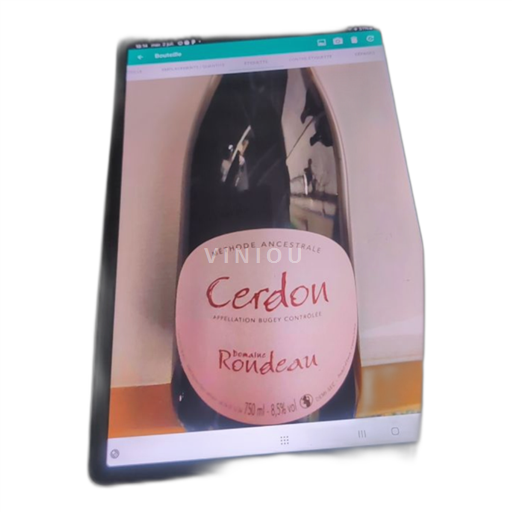 Savoie och Bugey Bugey Domaine Cerdon . Rondeau Icke årgångsbetecknad