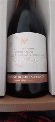 Borgogna Borgogna Coulanges-la-Vineuse Domaine Houblin-Vernin Prestige 2022