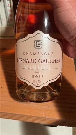 Champaña Champán Bernard Gaucher Sin añada