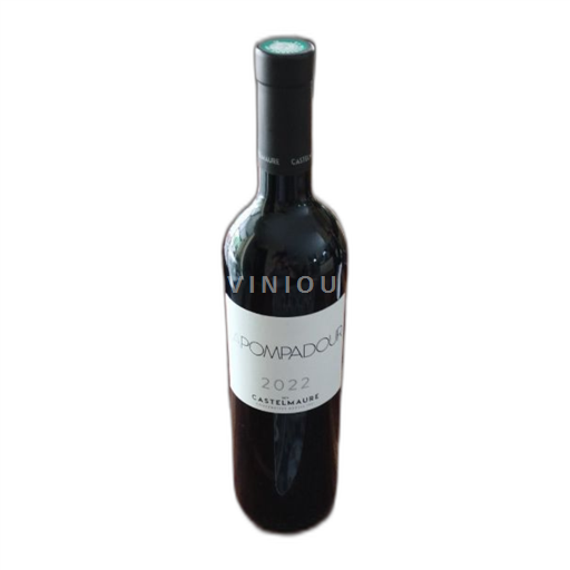 Vin Rouge sec La Pompadour Cave de Castelmaure 2022 France Languedoc Corbières AOC hve