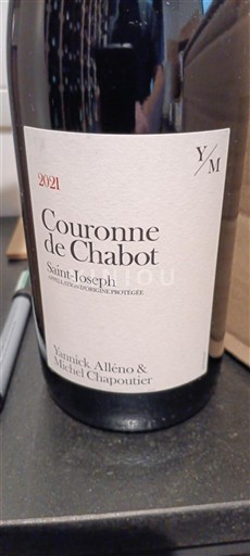Thung lũng Rhône Saint-Joseph Yannick Alléno & Michel Chapoutier Couronne de Chabot 2021