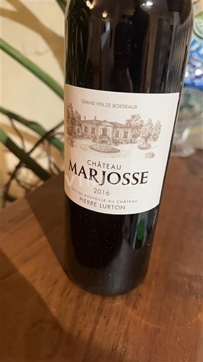 Бордо Château Marjosse 2016