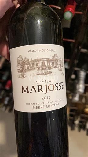 Bordeaux Château Marjosse 2016