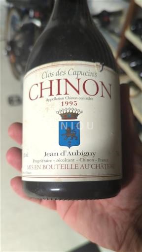 Vallée de la Loire Chinon Jean Aubigny Clos des Capucins 1995