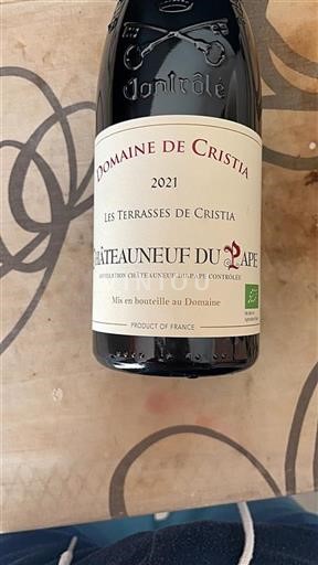 Rhônevallei Châteauneuf-du-Pape Domaine Cristia Les Terrasses de Cristia 2021