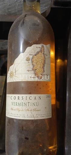 Corsica Niet gespecificeerd Les Vignerons Corsicans Corsican Vermentinu 2003