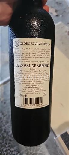 Lounais-Ranska Cahors Georges Vigouroux Le Vassal de Mercuès 2018