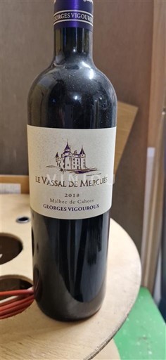 Sud-Ouest Cahors Georges Vigouroux Le Vassal de Mercuès 2018