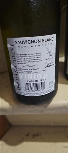 Marlborough Ospecificerad Hans Greyl Sauvignon Blanc 2019