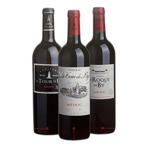 Vin Rouge sec Château La Roque de By 2023 France Bordeaux Médoc AOC