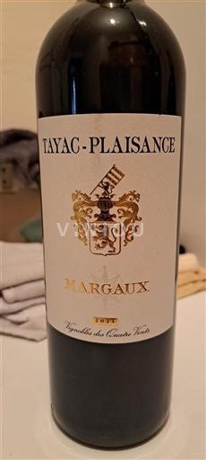 Bordeaux Margaux Tayac-Plaisance 2021