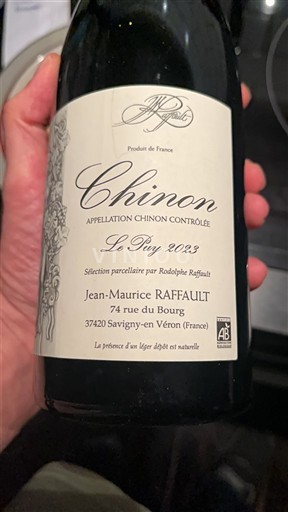 Viner Rouge sec Le Puy Jean-Maurice Raffault 2023 Frankrike Loiredalen Chinon AOC