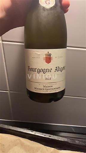 Bourgogne Bourgogne-aligoté Maison Maurice Gentilhomme 2023