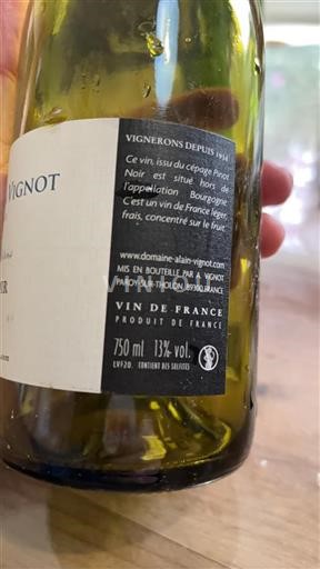 Burgundsko Nespecifikováno Domaine Alain Vignot Neročník