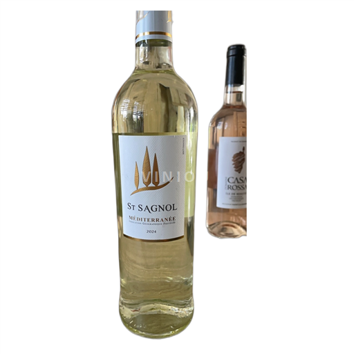 Vin Blanc sec St Sagnol 2024 France Provence, basse vallée du Rhône, Corse Méditerranée IGP