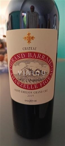 Bordeaux Saint-Émilion Grand Cru Château Grand Barrail Lamarzelle Figeac 2019