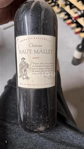 Bordeaux Không được chỉ định Château Haut Mállet 2007