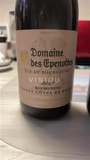 Borgonha Hautes-Côtes de Beaune Domaine Des Epenottes 2021