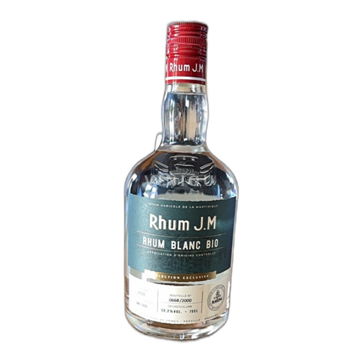 Rum Bianco Rhum Blanc Bio Rhum J.M 3a - 2022 Martinica Sainte-Marie Santa Maria