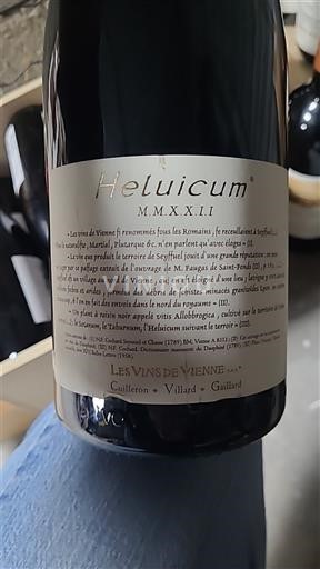 Alpes et pays Rhodaniens Collines rhodaniennes Les Vins de Vienne Héluicum 2022