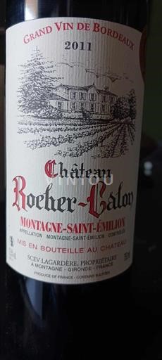 Bordeaux Montagne-saint-émilion Château Rocher-Calon 2011