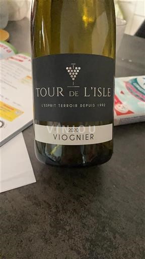 Dolina Loare Dunaj Tour de l'Isle Viognier 2020