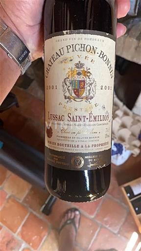 Bordeaux Lussac-Saint-Émilion Château Pichon-Bonnin Prestige 2001