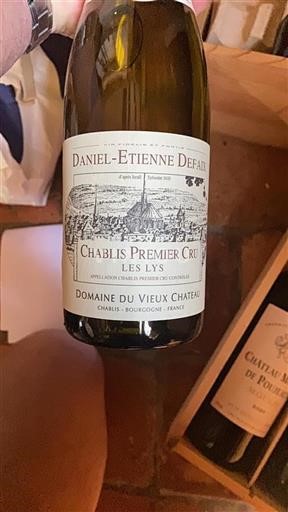 Borgonha Chablis Premier Cru Domaine Vieux Les Lys Não Sazonado