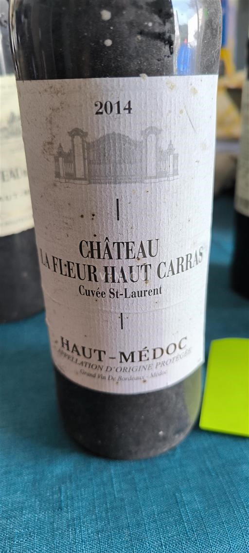 Bordeaux Haut-Médoc Château La Fleur Haut Carras St-Laurent 2014
