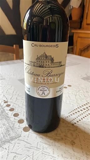 Bordeaux Haut-Médoc Cru Bourgeois Barreyres 2014