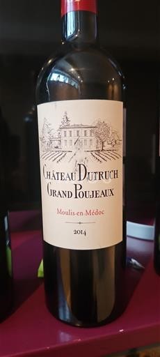 Bordo Moulis-en-Médoc Château Dutruch Grand Poujeaux 2014