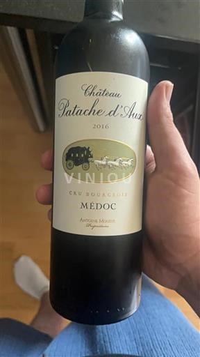 Burdeos Médoc Cru Bourgeois Patache Aux 2016