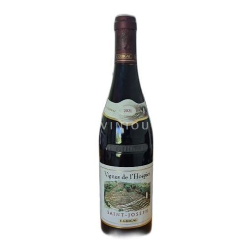 Vin Rouge sec Vignes de l'hospice E. Guigal 2021 France Vallée du Rhône Saint-Joseph AOC