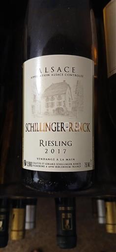 Alsace Grand Cru Schillinger-Renck 2017