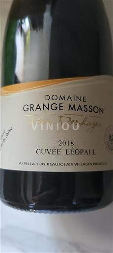 Beaujolais Beaujolais Dorpen Domaine Grange Masson Léopaul 2018
