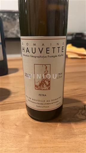 Vini Blanc sec Petra Domaine Hauvette 2023 Francia Alpi e Paesi Rodaniani Alpilles IGP