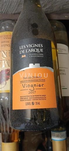 Languedoque Não especificado Les Vignes de l'Arque Viognier 2017