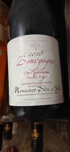 Borgonha Não especificado Monneret Père & Fils Vieilles Vignes 2018