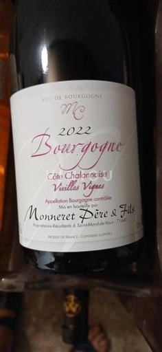 Borgonha Monneret Père & Fils Vieilles Vignes 2022